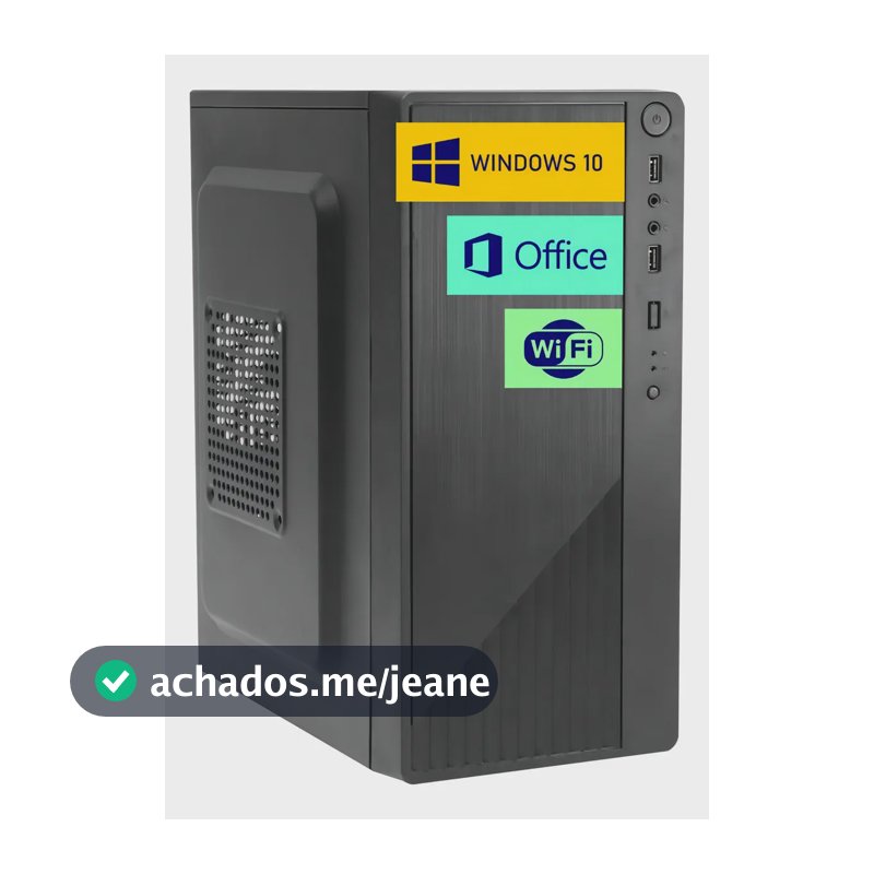 Computador Prime Shock Intel i5 10ª Geração 16GB RAM SSD 480GB