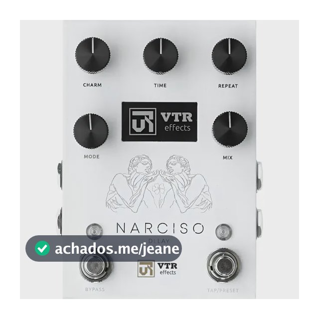 Pedal De Delay Stereo Vtr Effects Narciso Gold Series Midi 99 Presets