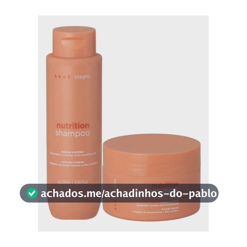 Braé Stages Kit Nutrition 2 Produtos (shampoo E Máscara)