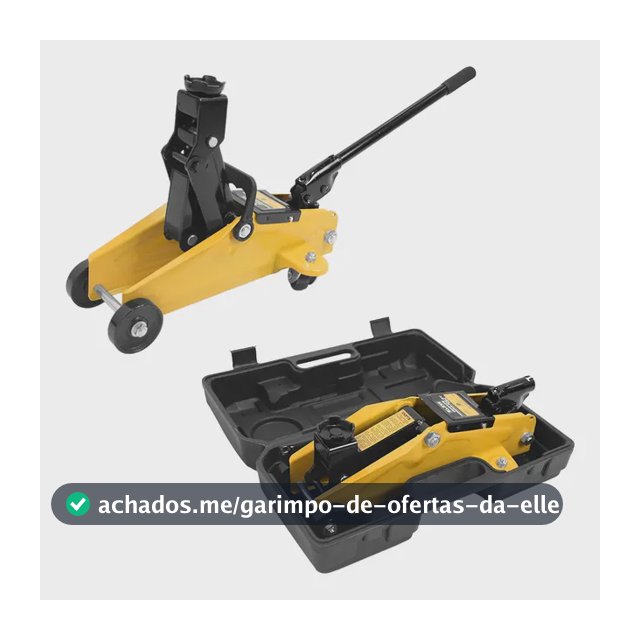 Macaco Hidraulico Jacare 2 Toneladas Jacarezinho Com Maleta