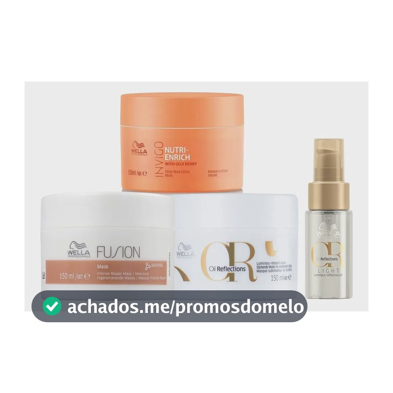 Cronograma Capilar Wella + Oil Reflections Light