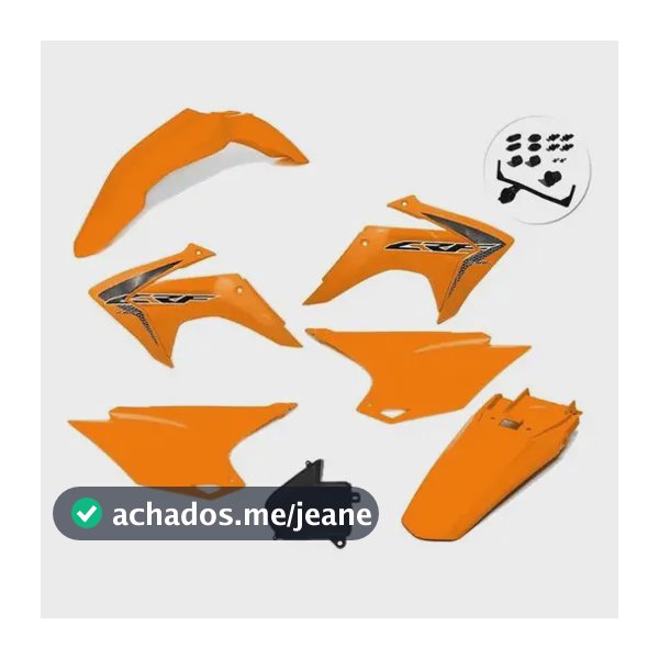 Kit Plástico Amx Modelo Original Honda Crf 230f 2015 A 2019 Com Adesivo