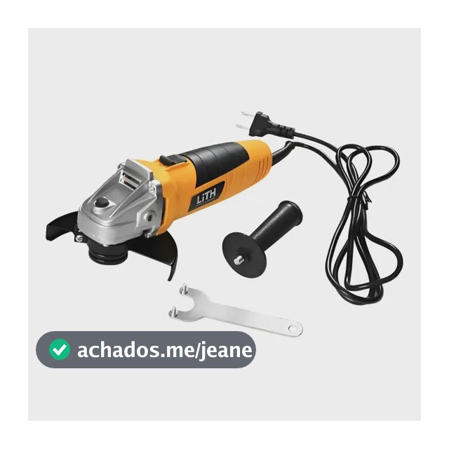 Esmerilhadeira Angular Lith LT3035 600W Disco 125mm Trava Segurança