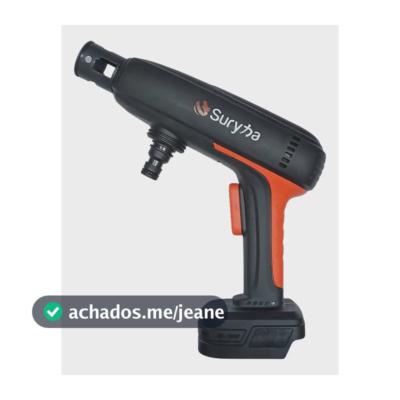 Lavadora Alta Pressão Bateria 21v + Carreg Bivolt - Suryha 0150.210