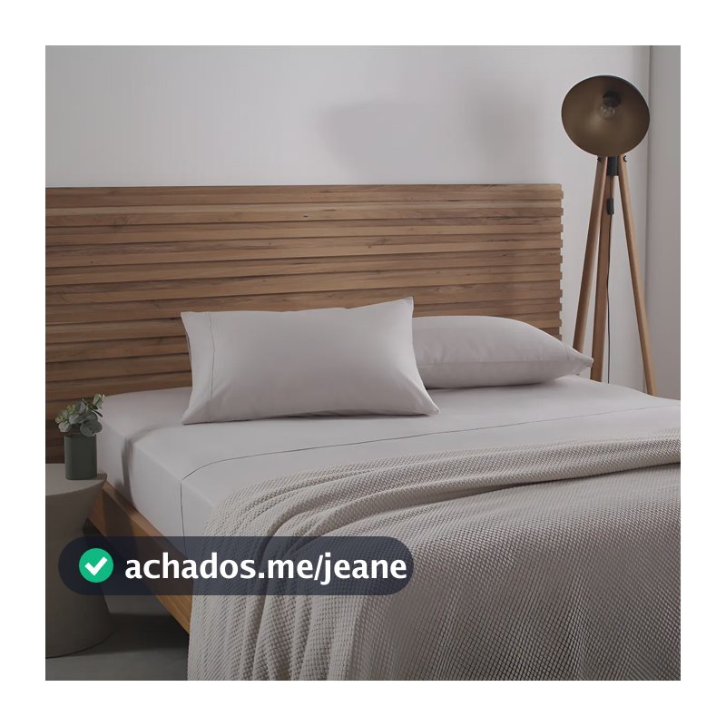Jogo De Cama Queen Buddemeyer Cotton Essential Cor Bege