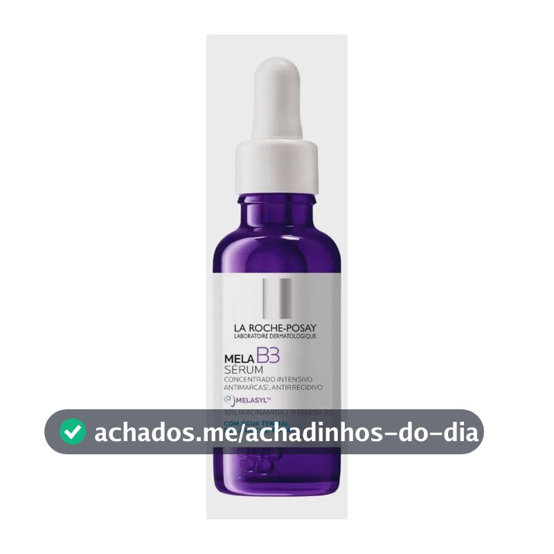 Sérum Antimanchas com Melasyl e Niacinamida para Todos os Tipos de Pele que Corrige Manchas Persistentes, Unifica o Tom e Ilumina, sem Perfume, Mela B3 La Roche‑Posay 15ml
