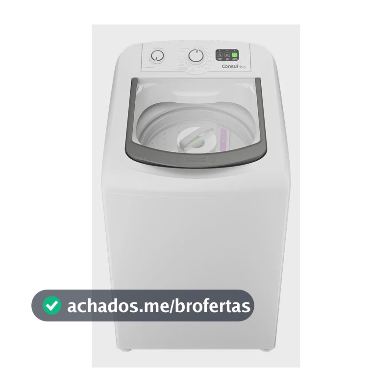 Máquina De Lavar Consul 9kg Branca Com Dosagem - C Branco
