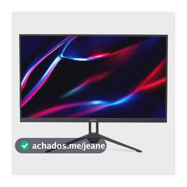 Monitor Gamer Acer Nitro 27  Kg273 G0bi Fullhd Ips 120hz 1ms Preto 127/220v