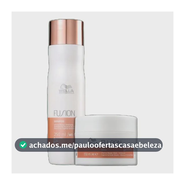 Kit Wella Professionals Fusion Duo Treat (2 Produtos) Blz Única
