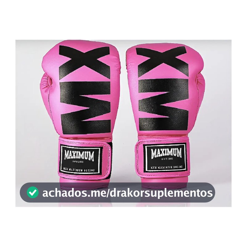 Luva De Boxe E Muay Thai Mxm Pink - Maximum Cor Rosa Tamanho 14oz