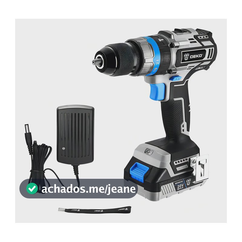 Parafusadeira de Impacto Deko com Bateria 1,5Ah Li-ion Azul