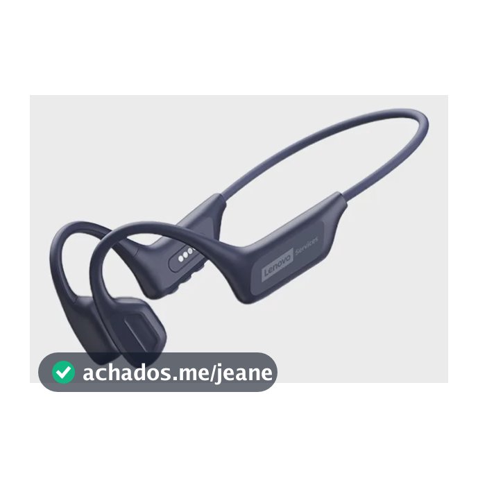 Fone Lenovo S106 Condução Óssea Esportivo Bt Azul-escuro