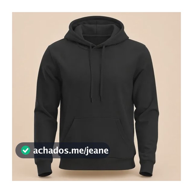Moletom Algodão Unissex Blusa De Frio Canguru Flanelado