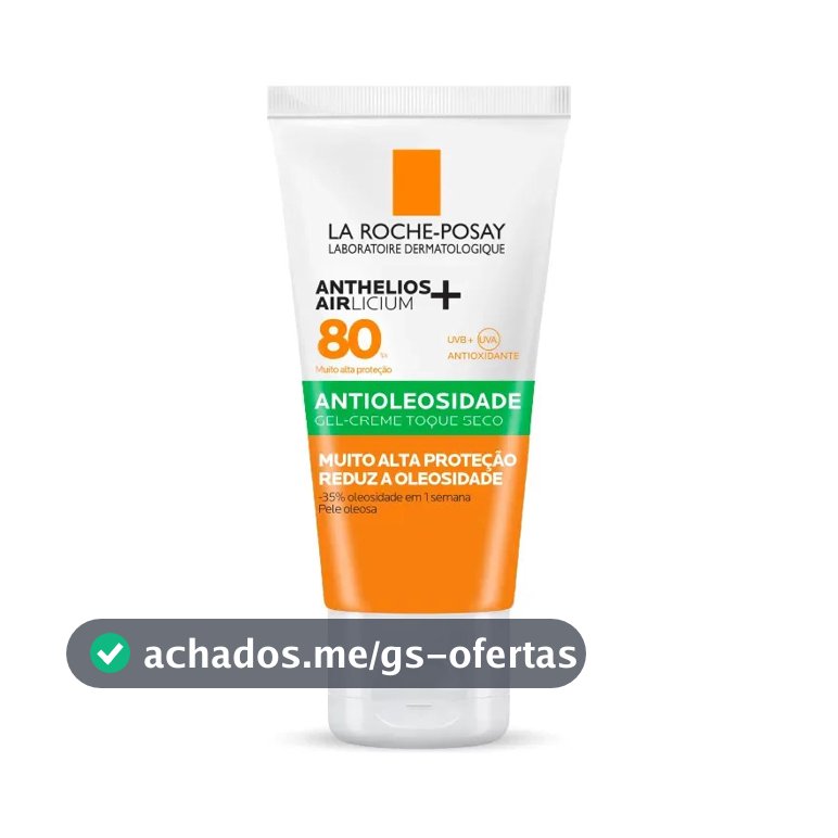Protetor Solar Facial Antioleosidade FPS 80 Anthelios La Roche-Posay 40g