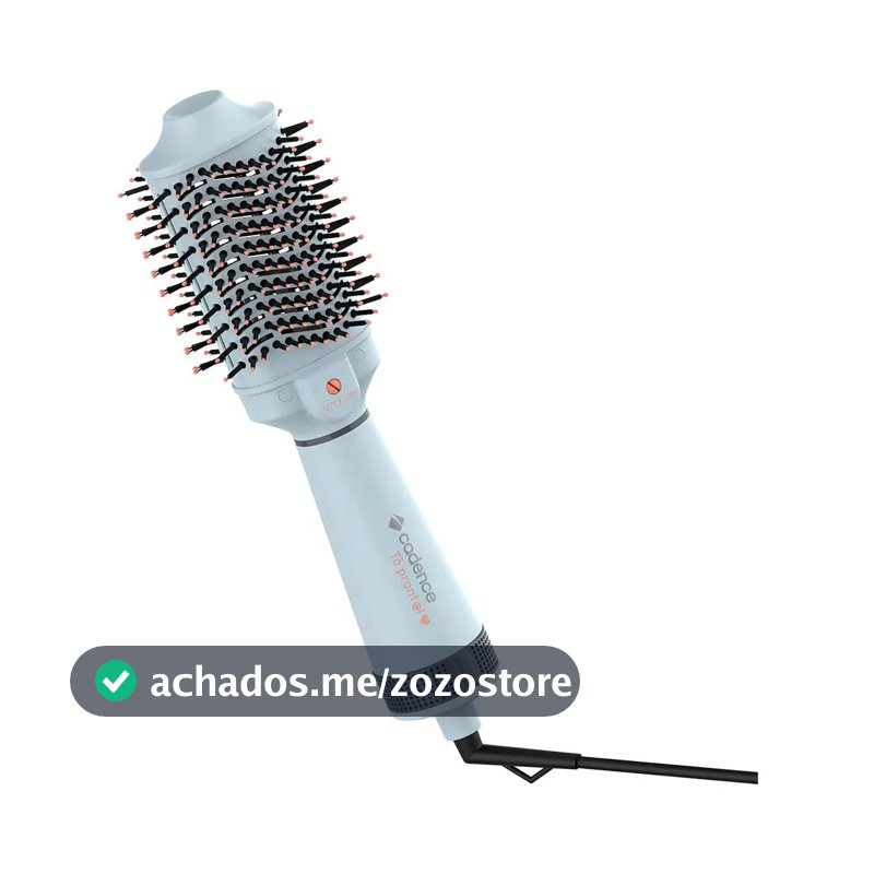Escova Cadence Secadora Alisadora Volumizadora Esc710-biv Cinza