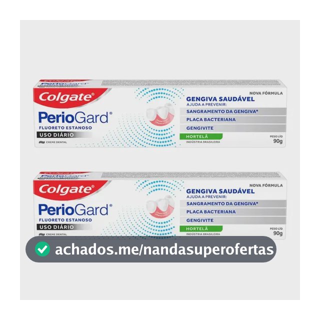Creme Dental Para Gengivite Colgate Periogard 90g-2 Unidades