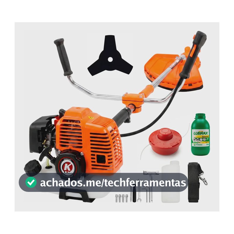 Roçadeira Nakasaki Lateral 2t 75cc 3hp Profissional Gasolina