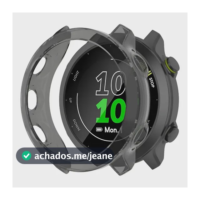 Capa Silicone Protecao Compativel Para Garmin Forerunner 55