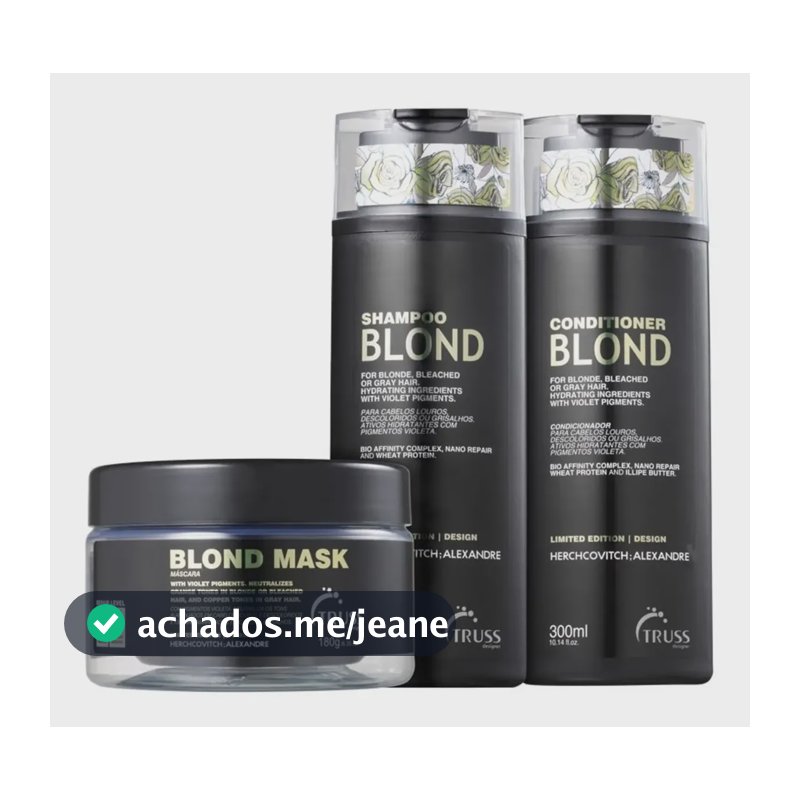 Kit Truss Alexandre Herchcovitch Blond Trio (3 Prod) Blz