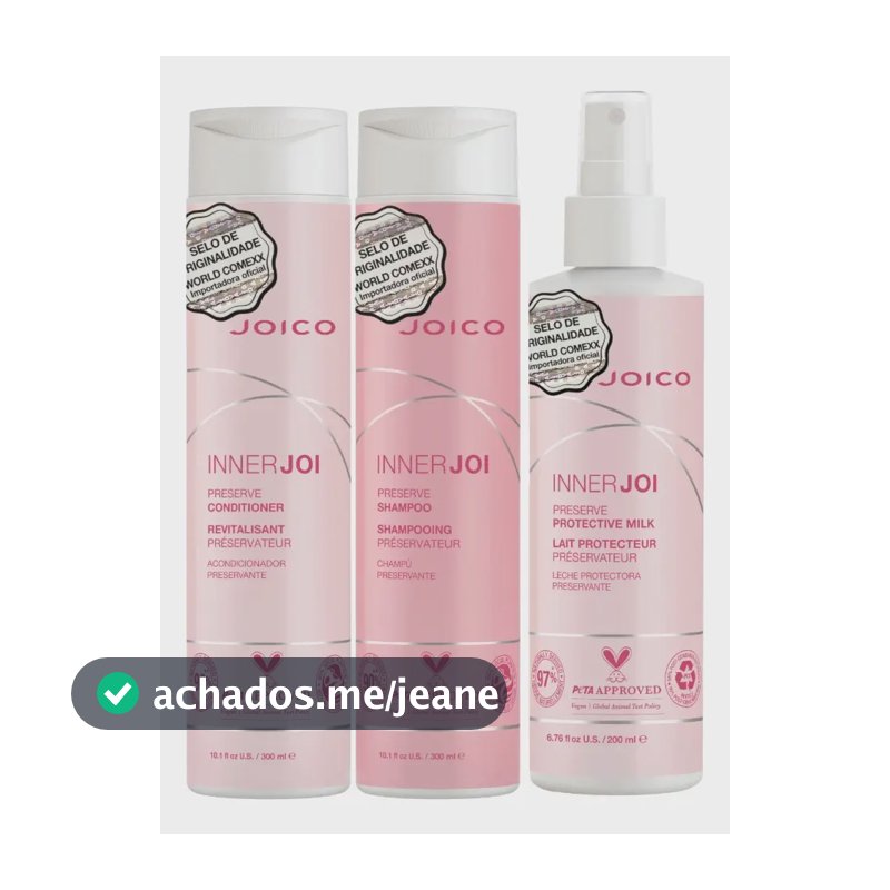 Kit Innerjoi Preserve Sh+ Cond+ Protective Milk 200ml -joico
