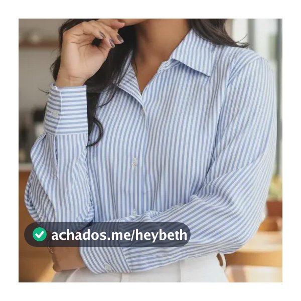 Camisa Social Feminina Manga Longa Moda Evangélica