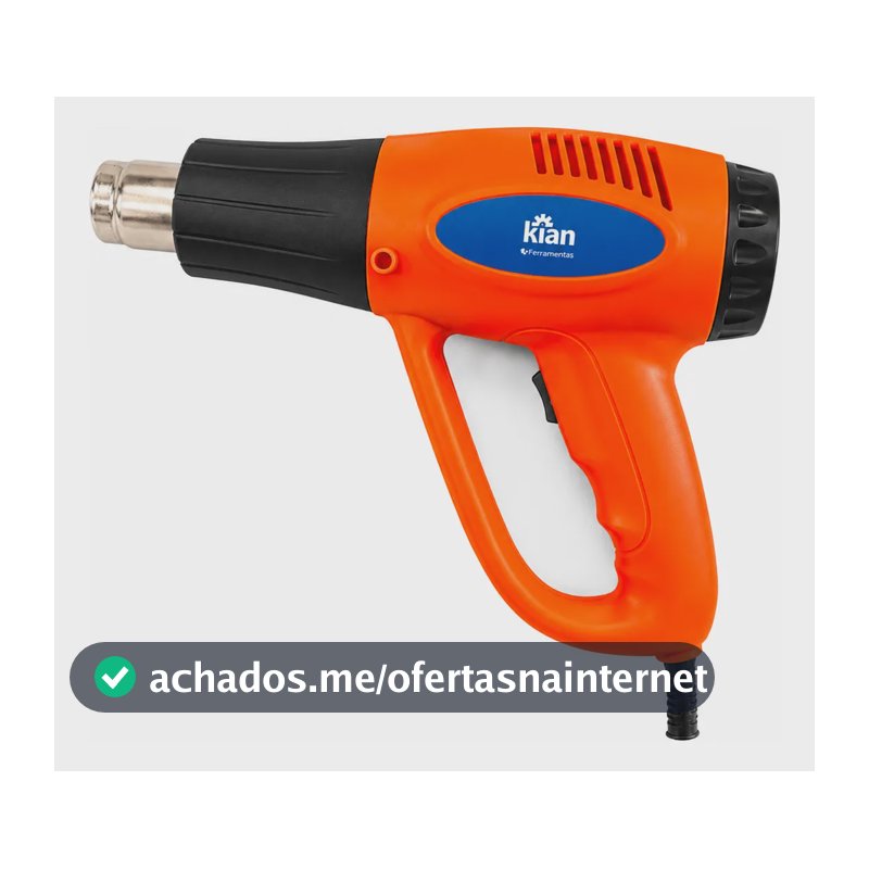 Soprador Térmico 1500/2000w 2 Estágios Ar Quente St-101 Kian Laranja 127v