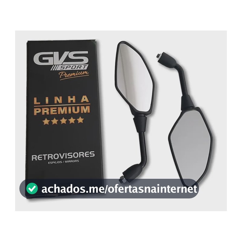Retrovisor Gvs Moto Mt 03 07 09 Fixo Para Yamaha Convexa