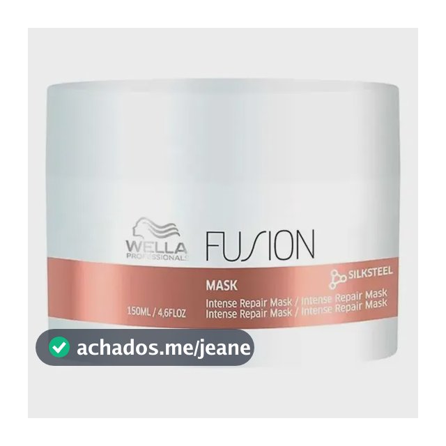 Máscara De Reparação Wella Professionals Fusion 150ml