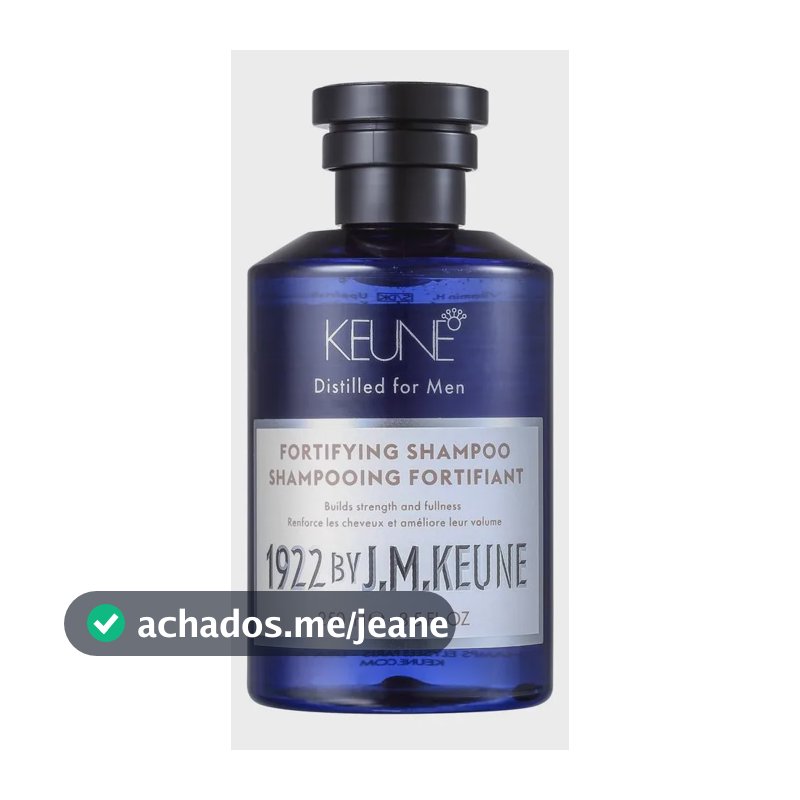 1922 By J. M. Keune Fortifying - Shampoo Antiqueda 250ml Blz Única