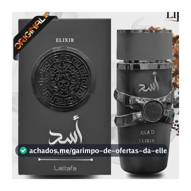 Perfume Asad Elixir 100ml Eau De Parfum Original Edp Lançamento 2026