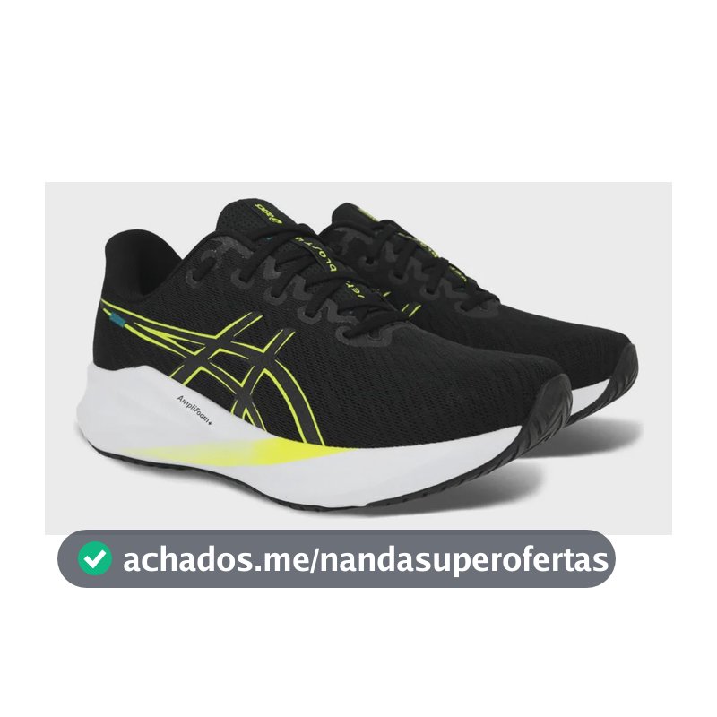 Tênis Asics Versablast 4 Masculino Preto E Amarelo 41 Br