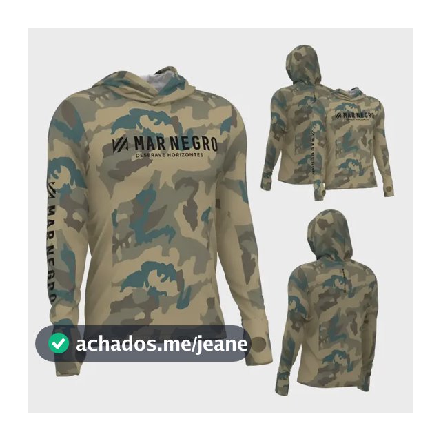 Camisa De Pesca Proteção Solar Mar Negro X Protection Caqui