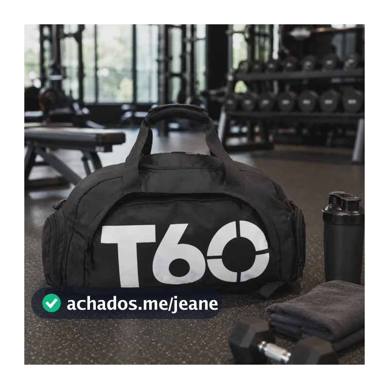 Bolsa Mochila Masculina E Feminina Viagem Academia Crossfit Preto T60