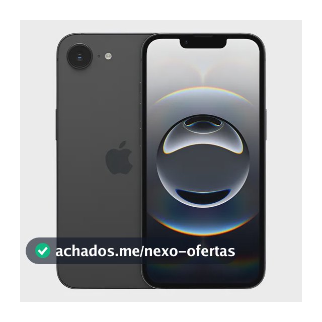 iPhone 16e (128 GB) - Preto - Distribuidor Autorizado