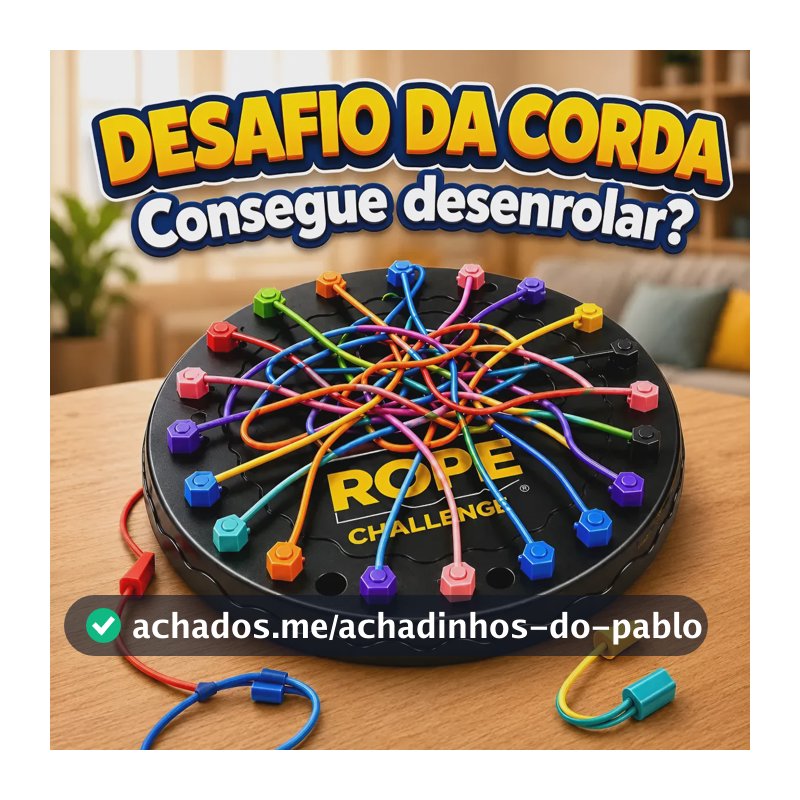 Jogo Desafio Da Corda Desenrola Fio Rope Challenge Desata Nó