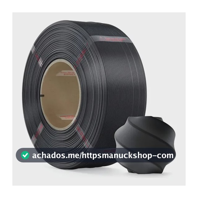 Filamento Pla Lite Bambu Lab Refil Sem Carretel Preto 1 Kg