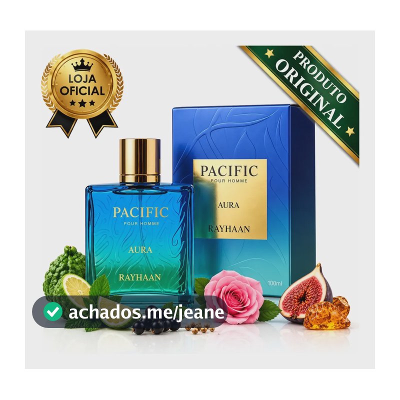 Perfume Rayhaan Pacific Aura Eau De Parfum 100ml Orignal