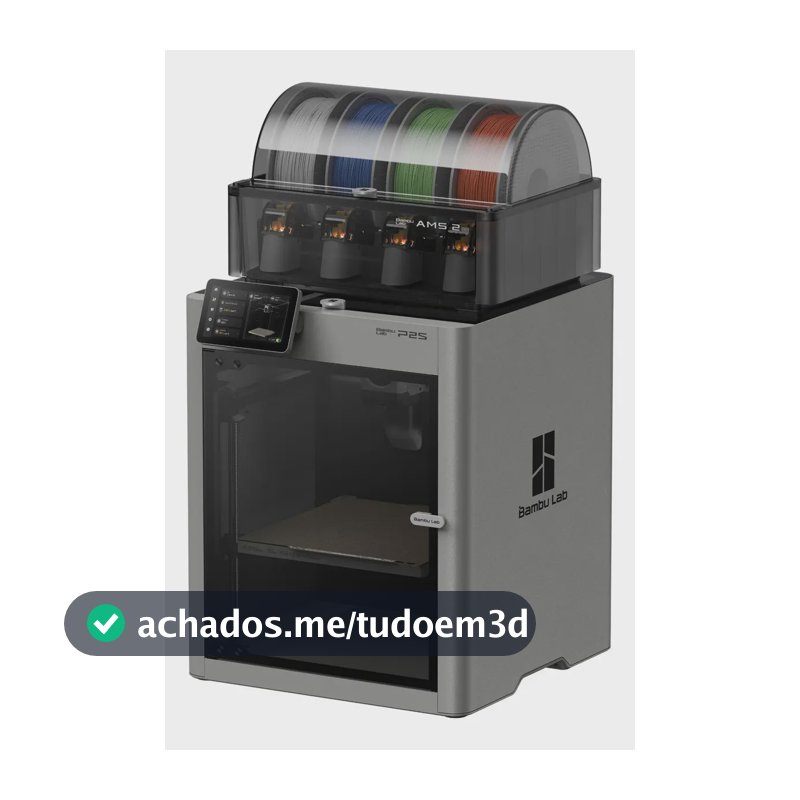 Impressora 3D Bambu Lab P2S + AMS 2 PRO