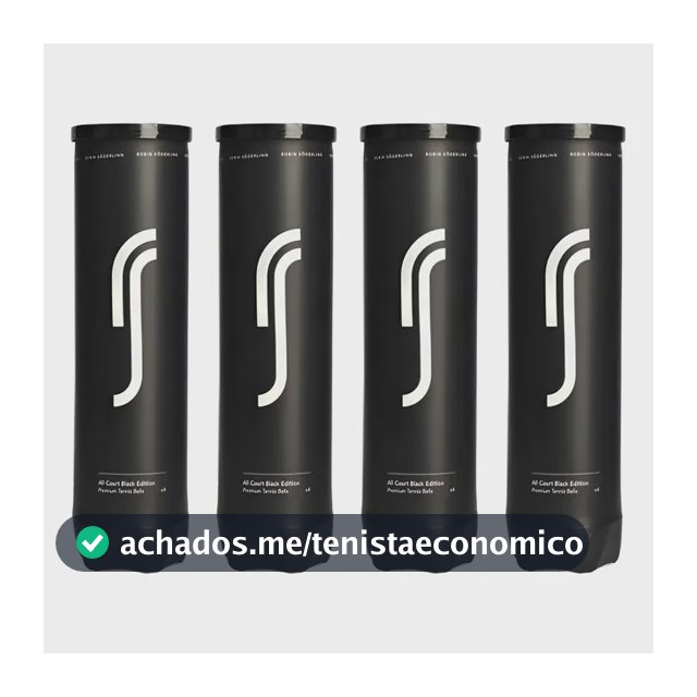 Bola De Tênis Rs Black Edition -4 Tubos Com 4 Bolas Cada Amarelo