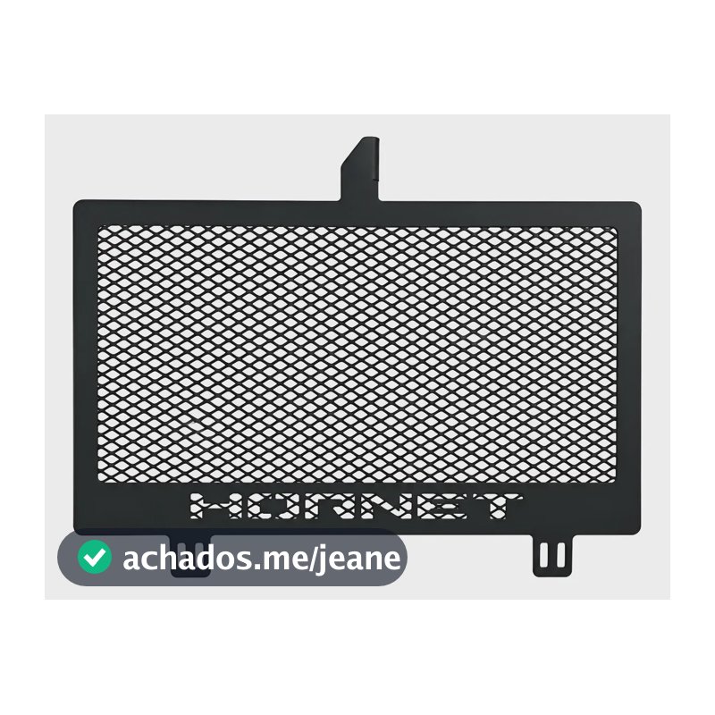Protetor De Radiador Honda Cb 500 Hornet 2025 Até 2026 Preto