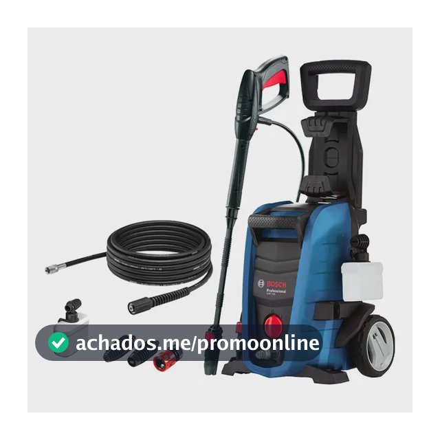 Lavadora de alta pressão 1700w 2000psi Bosch GHP 200 color azul