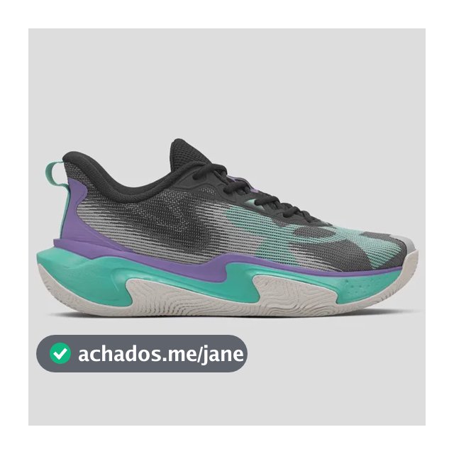 Tênis Masculino Layup Under Armour Black/purplhebe/grenmod Liso 43 Br