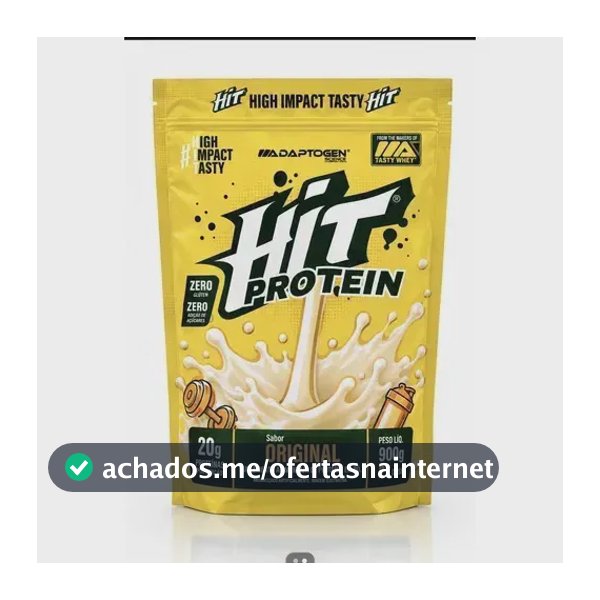 Whey Hit Protein Adaptogen 900g Sabor Original