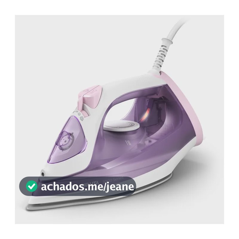 Ferro A Vapor Série 3000 Dst3010 Branco Rosa 1400w Philips Walita