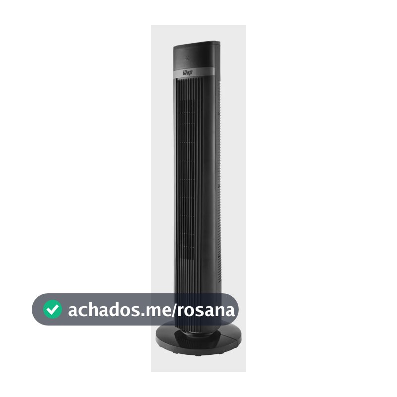 Ventilador de Torre WAP Air Silence com Ajuste de 4 Velocidades