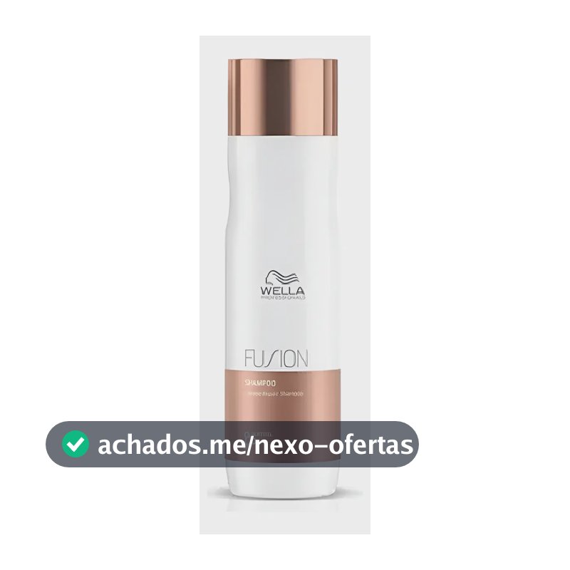 Shampoo Wella Profissional Fusion 250ml Hidratação Reparação