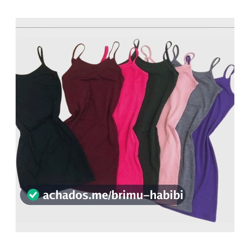 Kit 3 Vestido Feminino Alcinha Tubinho Curto 100% Algodão Sortidos Un