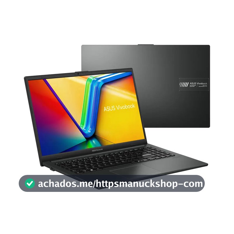 Notebook ASUS VivoBook Go 15, AMD Ryzen 5 7520U, 8GB RAM, 512GB SSD, KeepOS/Linux, Tela 15,6" FHD, Mixed Black - E1504FA-NJ732