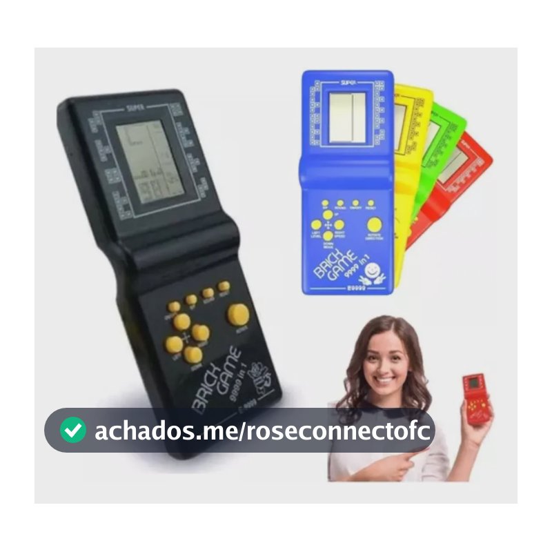Mini Game Portátil 99 Jogos Retrô Clássico Fácil De Usar