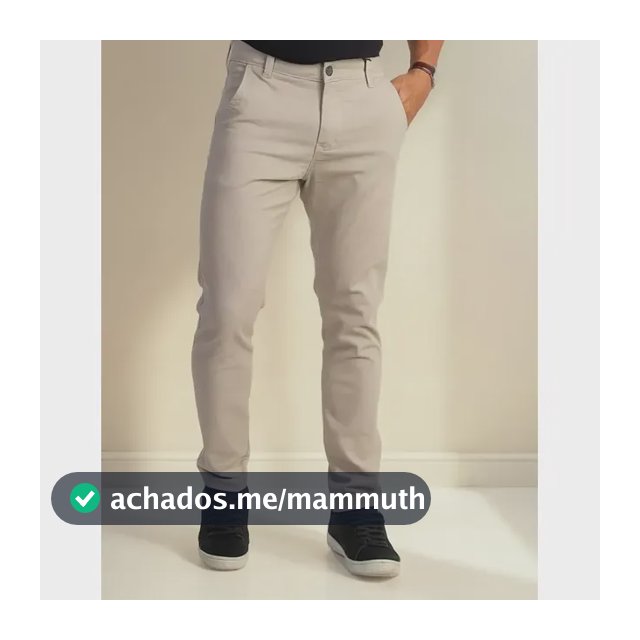 Calça Sarja Social Masculina Esporte Fino Com Elastano